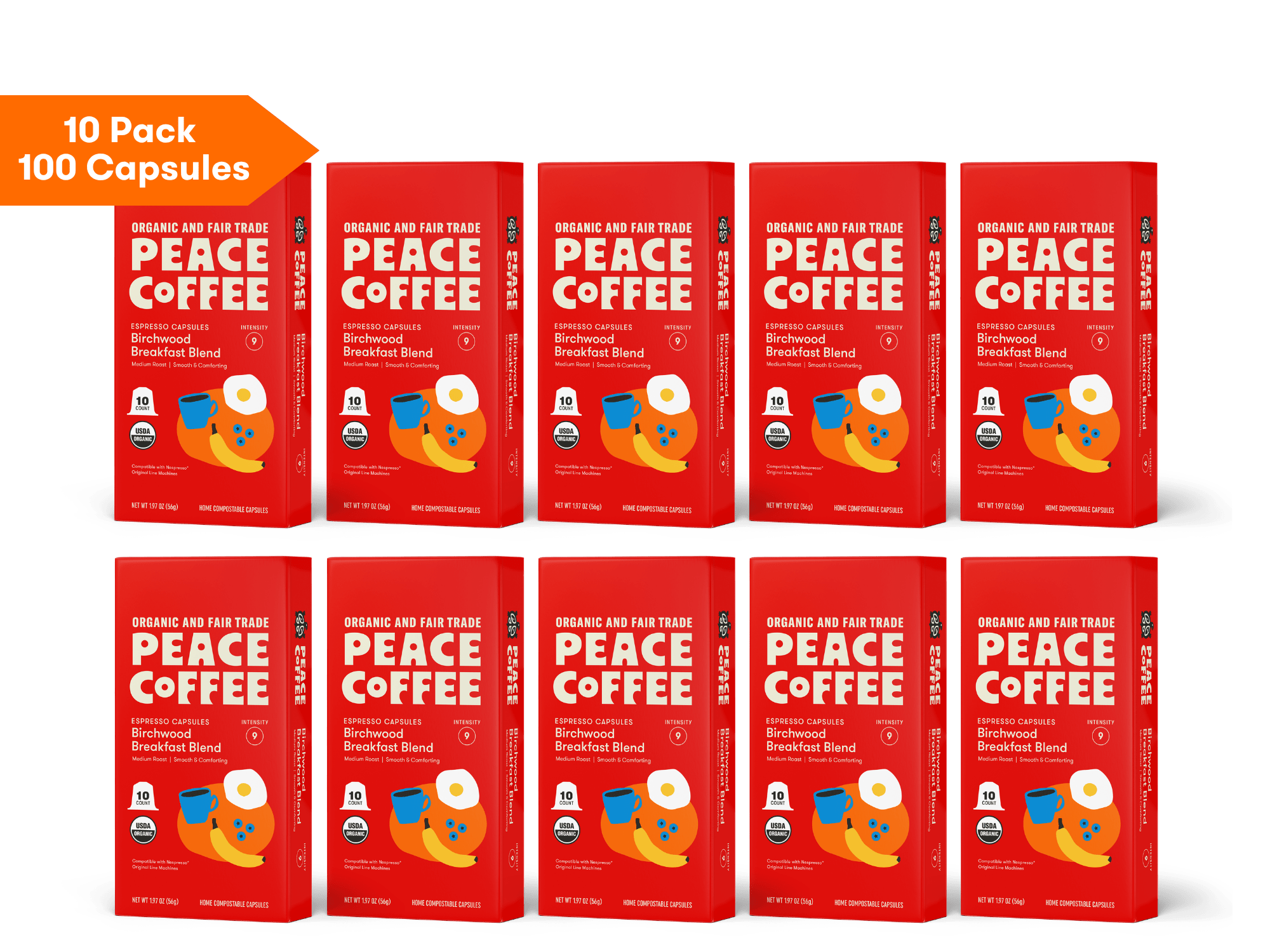 Birchwood Blend Espresso Capsule - Peace Coffee