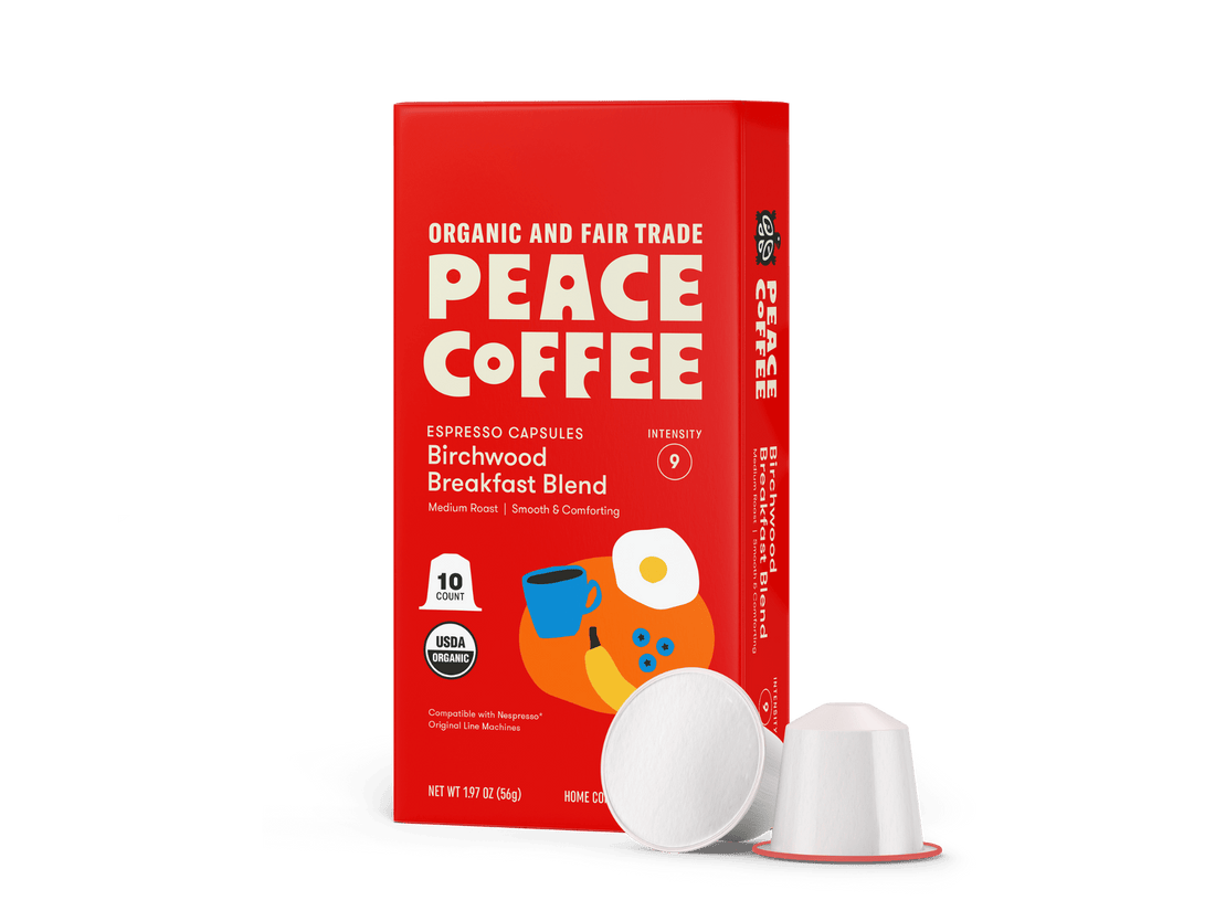 Birchwood Blend Espresso Capsule - Peace Coffee