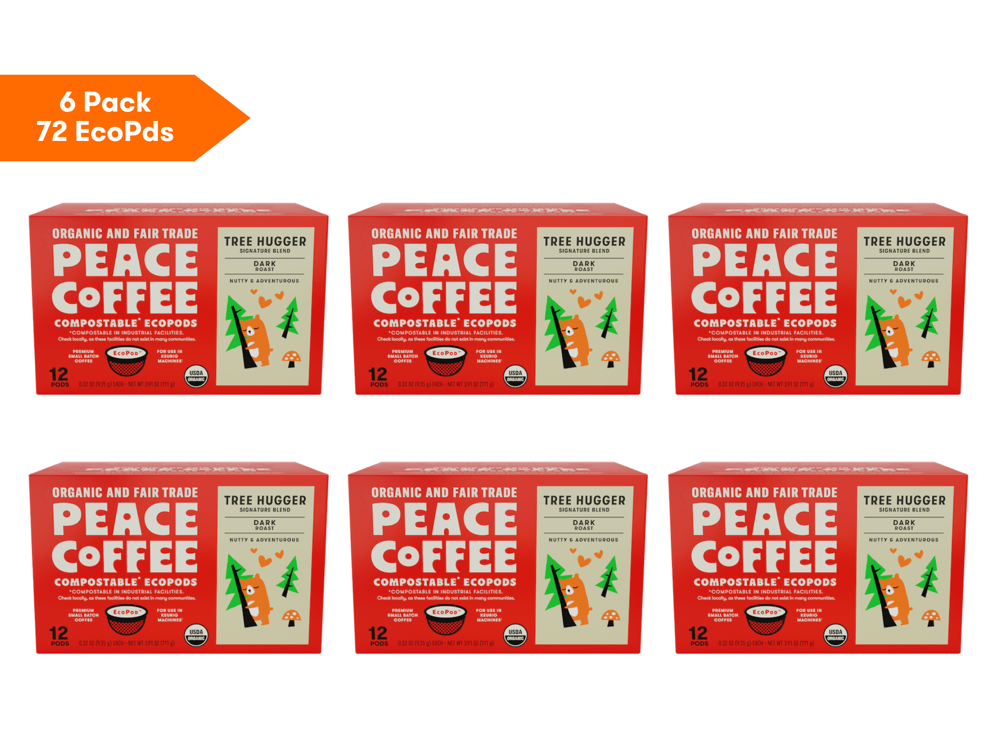 Treehugger Blend Eco Pod - Peace Coffee